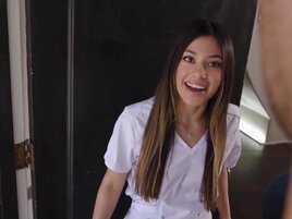 XxLayna Marie is oily and ready to fuck a first timer