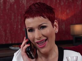 Liza Pinelli smirks as black cock penetrates her hole