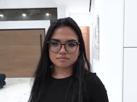 Small tits and smaller pussy make this Latina stepsis perfect