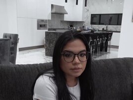 Small tits and smaller pussy make this Latina stepsis perfect