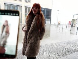 German redhead with a wet slit begging to get rammed