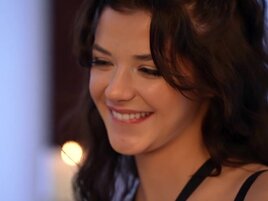 Threesome with girls who project innocence and lust