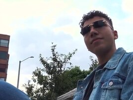 The big uncensored cock is going deep inside of his ass