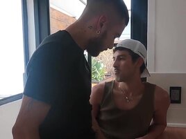Inviting their friend over to suggest him a threesome