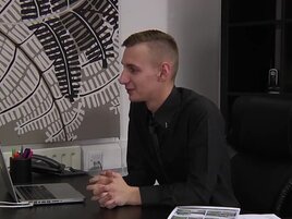 Talking to him in the office just to get into his pants