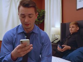 Masyn Thorne and Ashton Silvers are fucking in a hotel