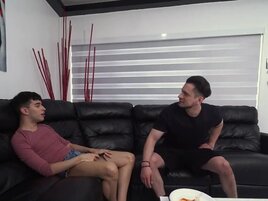 Papi Marcos and Rob Quin are doing it on the couch
