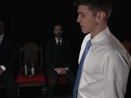 Sage Roux getting examined by the dominant masters