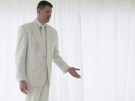 The mormon lad is getting examined by the tall DILF