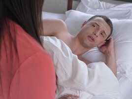 She treats her stepson to the view of her wet vag