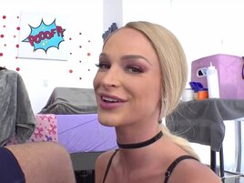 Cute blonde wants to get her booty hole ruined forever