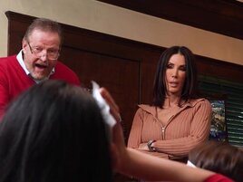 Stepsisters porn trailer with some fucked-up action