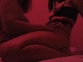 Hot women get messy in a lesbian amateur fuck movie
