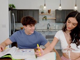 Both hot sluts are happy to get fucked by his big dick