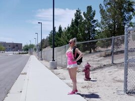 Stepdaughter catches a ride and gets fucked by daddy