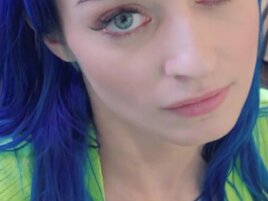 Girls with the sexiest eyes possible sucks dick in POV