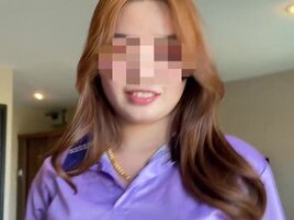 Cheating Thai girl is going to take it on all fours