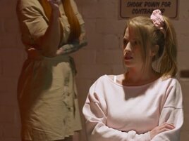 Lesbian tribbing as a means of making girls obedient