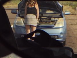 Oily babe with small tits getting fucked in POV