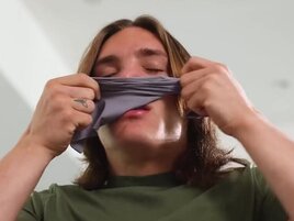 Sophia Sterling loves it when stepbro sniffs panties