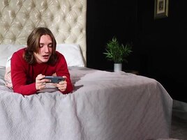 Sophia Sterling loves it when stepbro sniffs panties