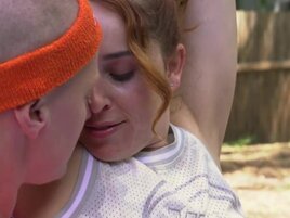 Sexy pits make this lesbian coach lady so fucking horny