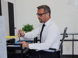 Coworkers are going to get crazy with that massive boner