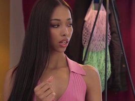 Lesbian girls are going to open up to threesome sex