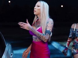 Two whores get sloppy with that thick-ass black dick