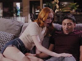 Stepfamily drama is sure to lead to threesome fucking