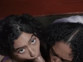 Hot girls devouring pussy and just being real nasty