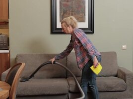 Buff dude is going to screw that blond-haired housemaid