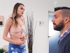 Tiny babe is going to get her asshole destroyed here