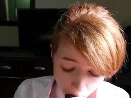 Housekeeping hoe is going to get blasted from behind