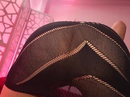 Lovely chick looks artsy in this blowjob video