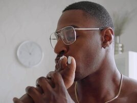 Bald African slut Zaawaadi loves taking on a BBC