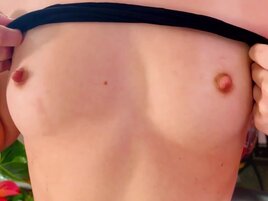 Liz Jordan is oiled up and ready for a girthy dong