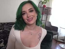 Goth babe Gia Paige sucking and getting banged