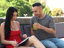 Didi Zerati fingered and riding Raul Costa's pecker