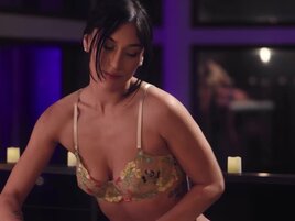 Two chicks are having oral sex on the massage table