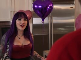Inked whore Valerica Steele is fucked by a black man