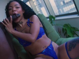 Mi Kaelly  sucking a BBC before the real XXX action