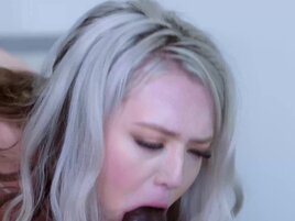 Eva Nyx and Richard Mann in an interracial action