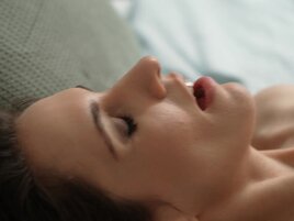 Loving couple teasing each other thru masturbation