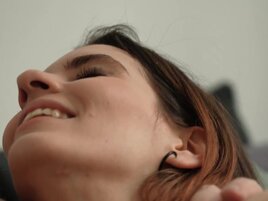 Loving couple teasing each other thru masturbation
