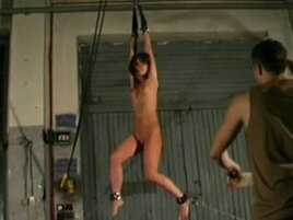 strung up and flogged